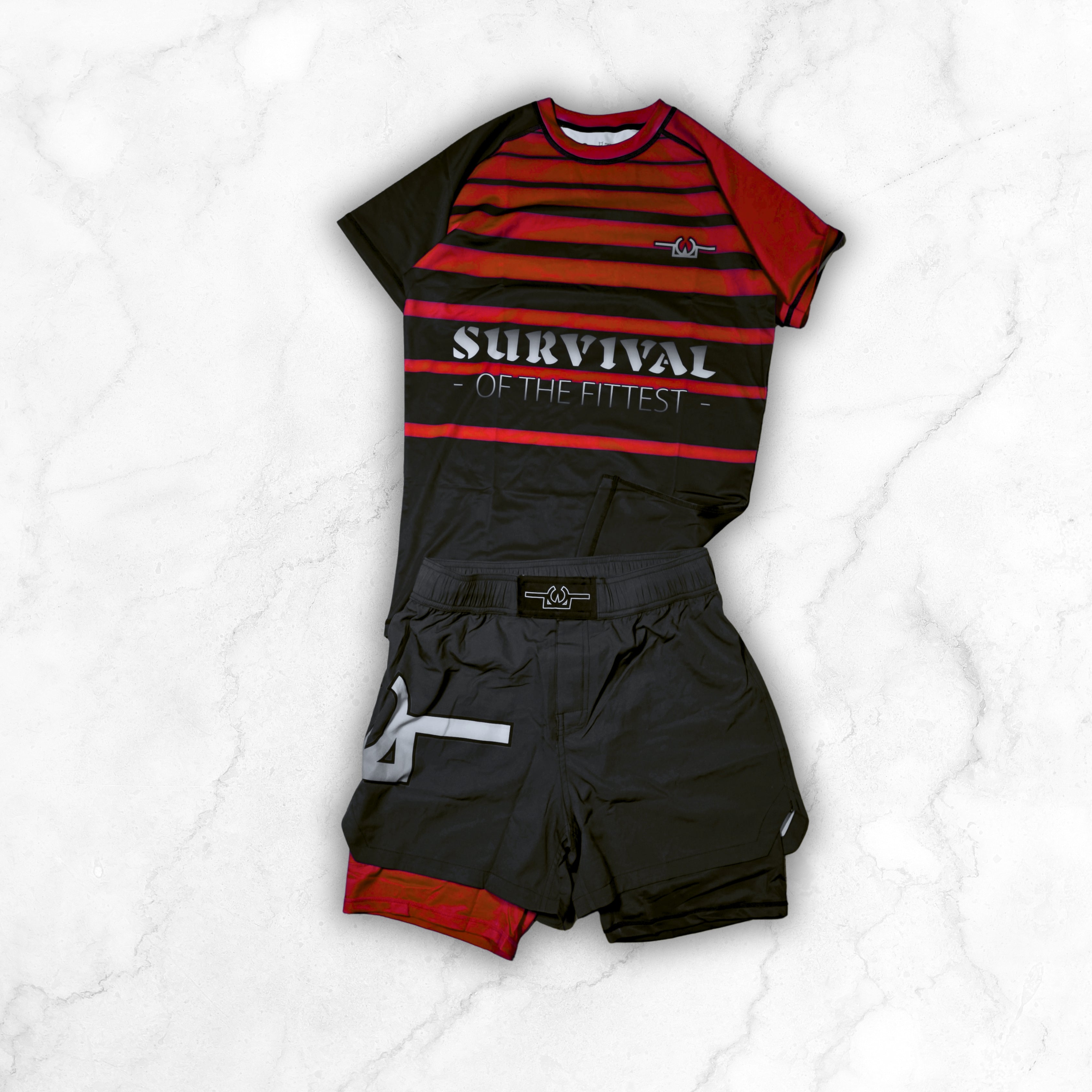 AIM CLUB - RASH GUARD X COMBAT SHORT